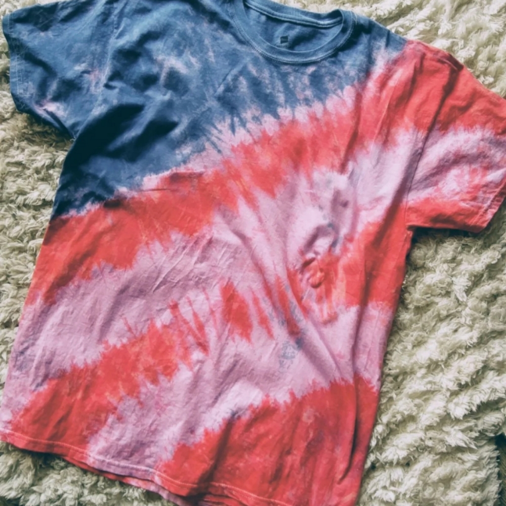 Americana Vintage Tie Dye Shirt
